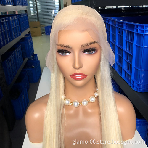 Wholesale Price 13X4 4X4 613 Human Hair Wig, 14-40 Inch Blonde 613 Full Lace Wig, 613 Lace Front Wigs For Black Women